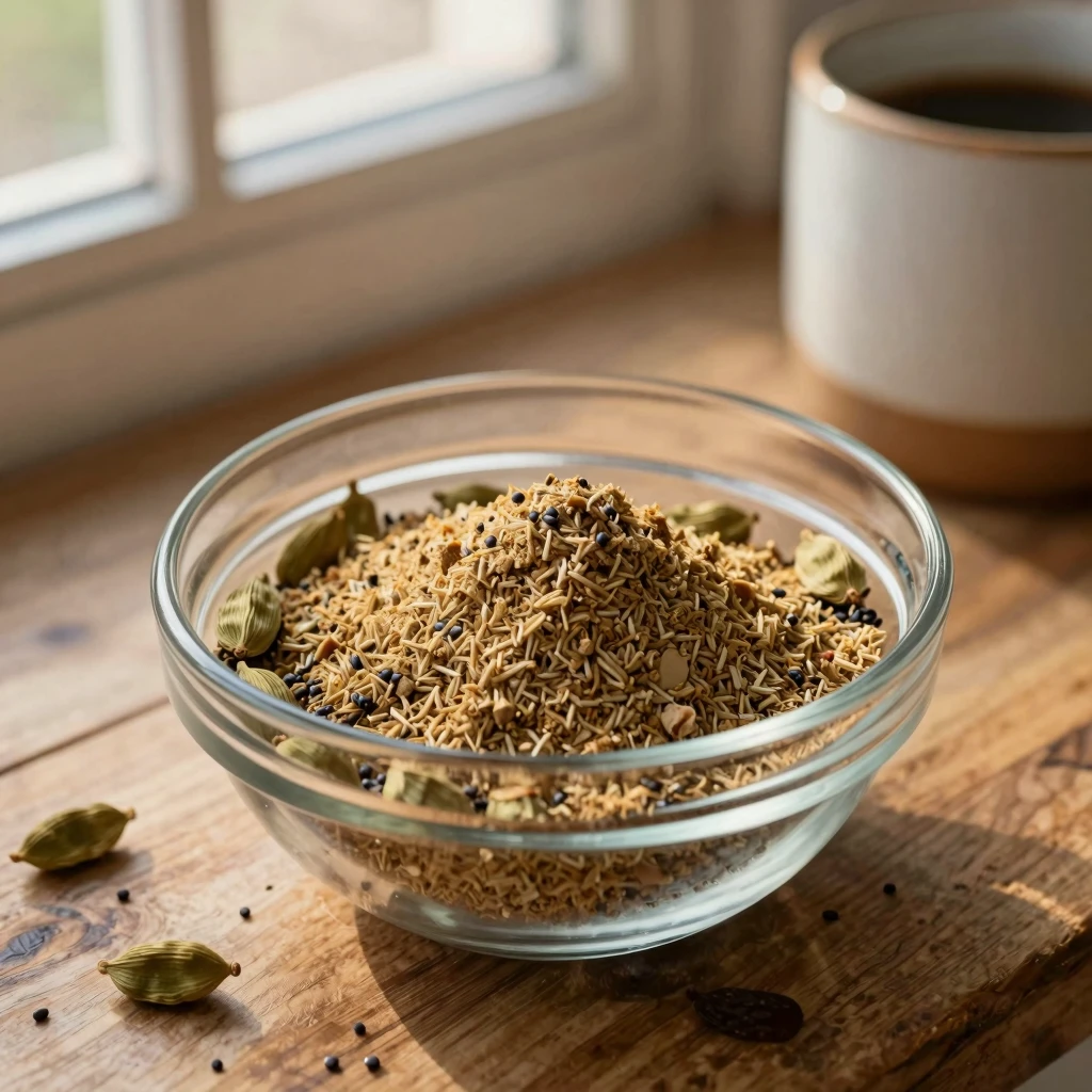 Ashwagandha-blanding med myke former